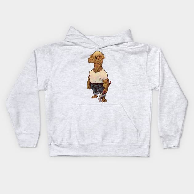 Pachycephalosaurus Kids Hoodie by jesse.lonergan